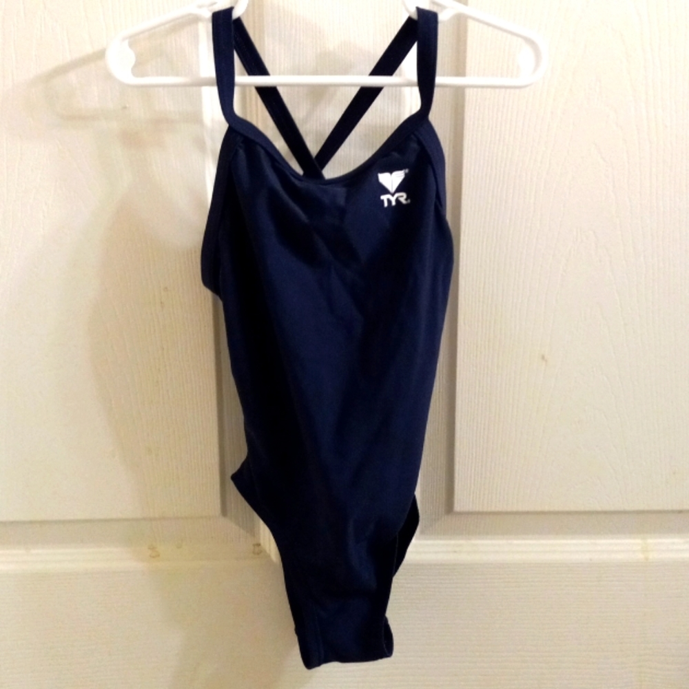 TYR Children's 22 (4-5)  Swimsuit Navy